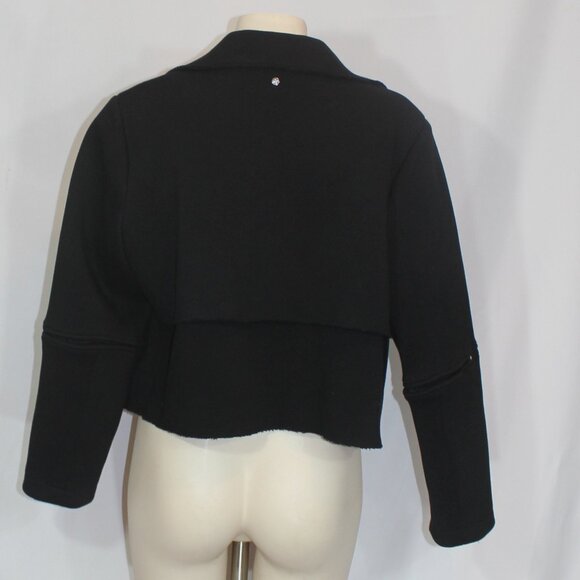 Sosken Studios GOBIN - Neoprene Short Jacket Black open front women's Size 3 - Picture 4 of 9